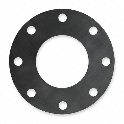 100m EPDM Rubber Gasket with 8holes in black