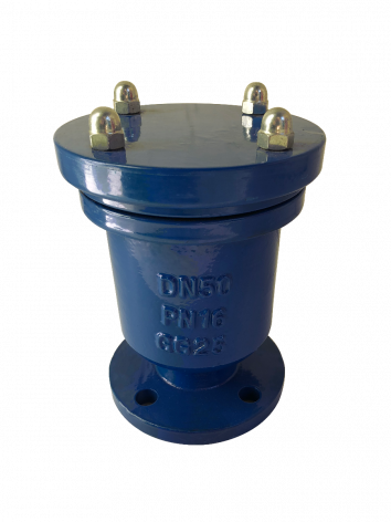 50mm Cast iron Air Release Valve in blue epoxy finish. PN16.