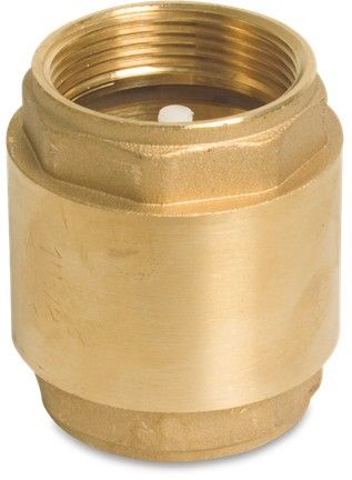 1¬º" Brass non return valve - Spring loaded with BSP Thread